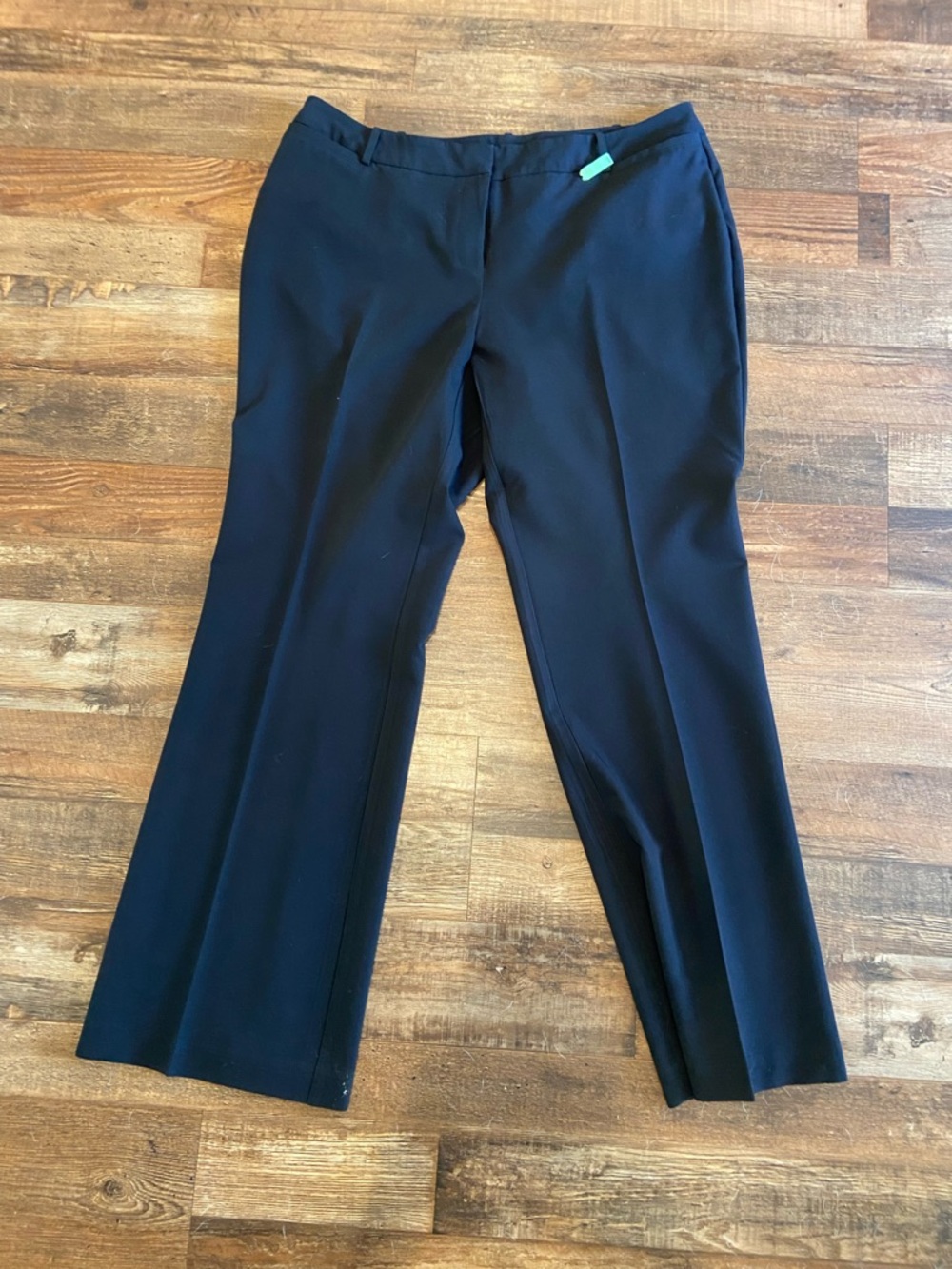 Worthington Black Boot-Cut Dress Pants